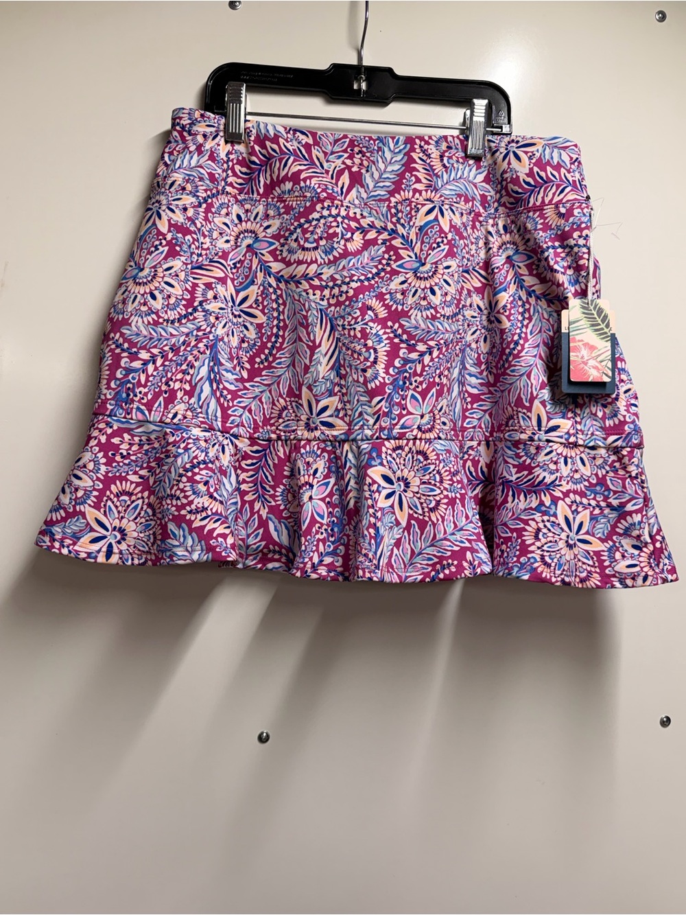 Tommy Bahama Belair Floral Printed Skirt Skort golf tennis size medium